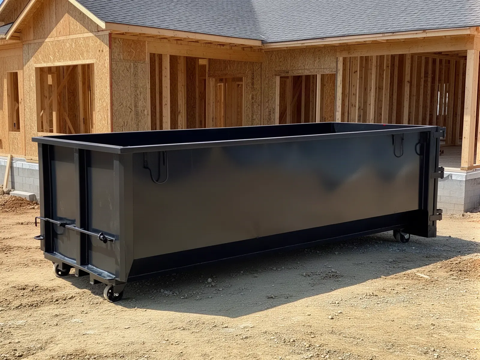 Roll-off dumpster from Callahan's Dumpster Rental in Canton, OH